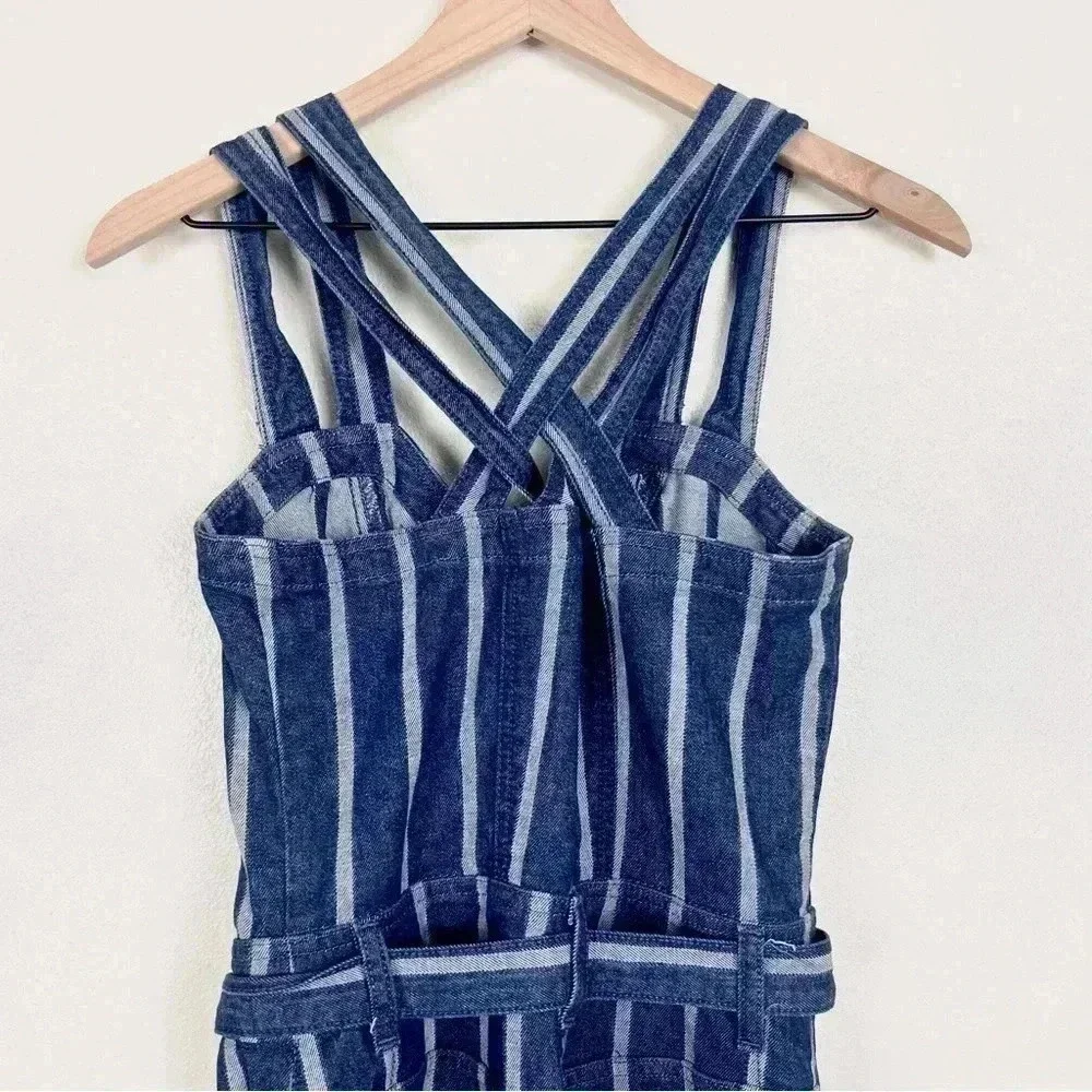 7 For All Mankind Stripe Jumpsuit - Picture 7 of 10